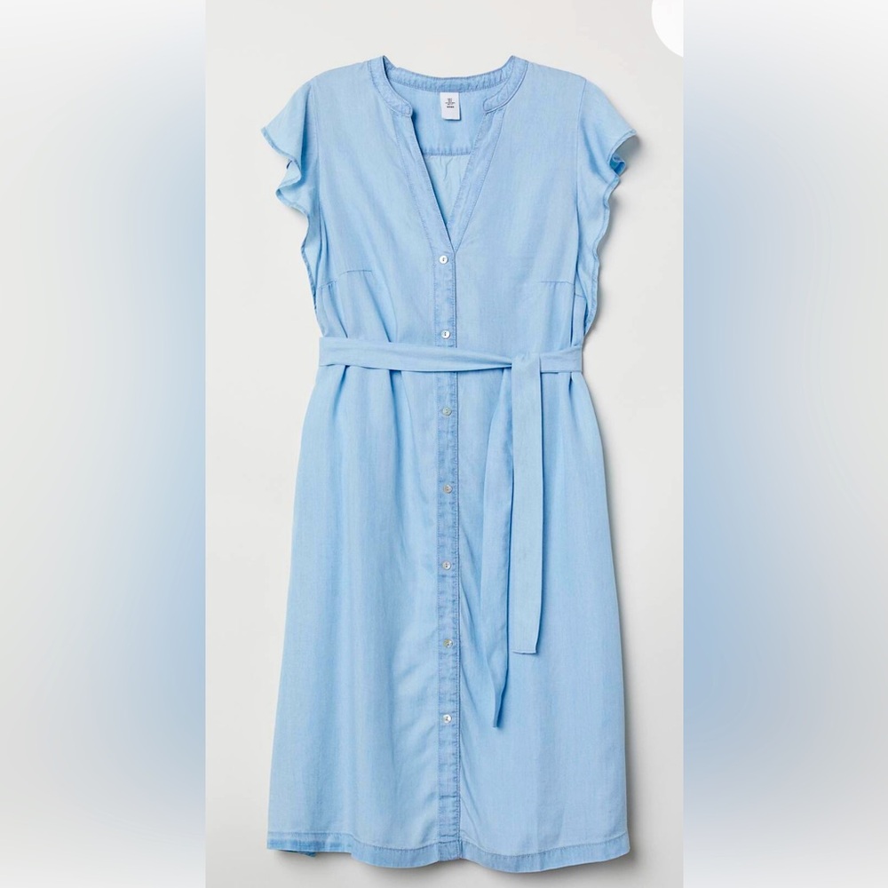H&M MAMA Maternity Lyocell Dress Size M